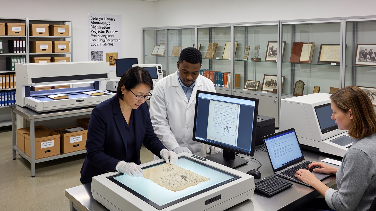 Belwyn Library's Manuscript Digitization Project Unveils Forgotten Local Histories