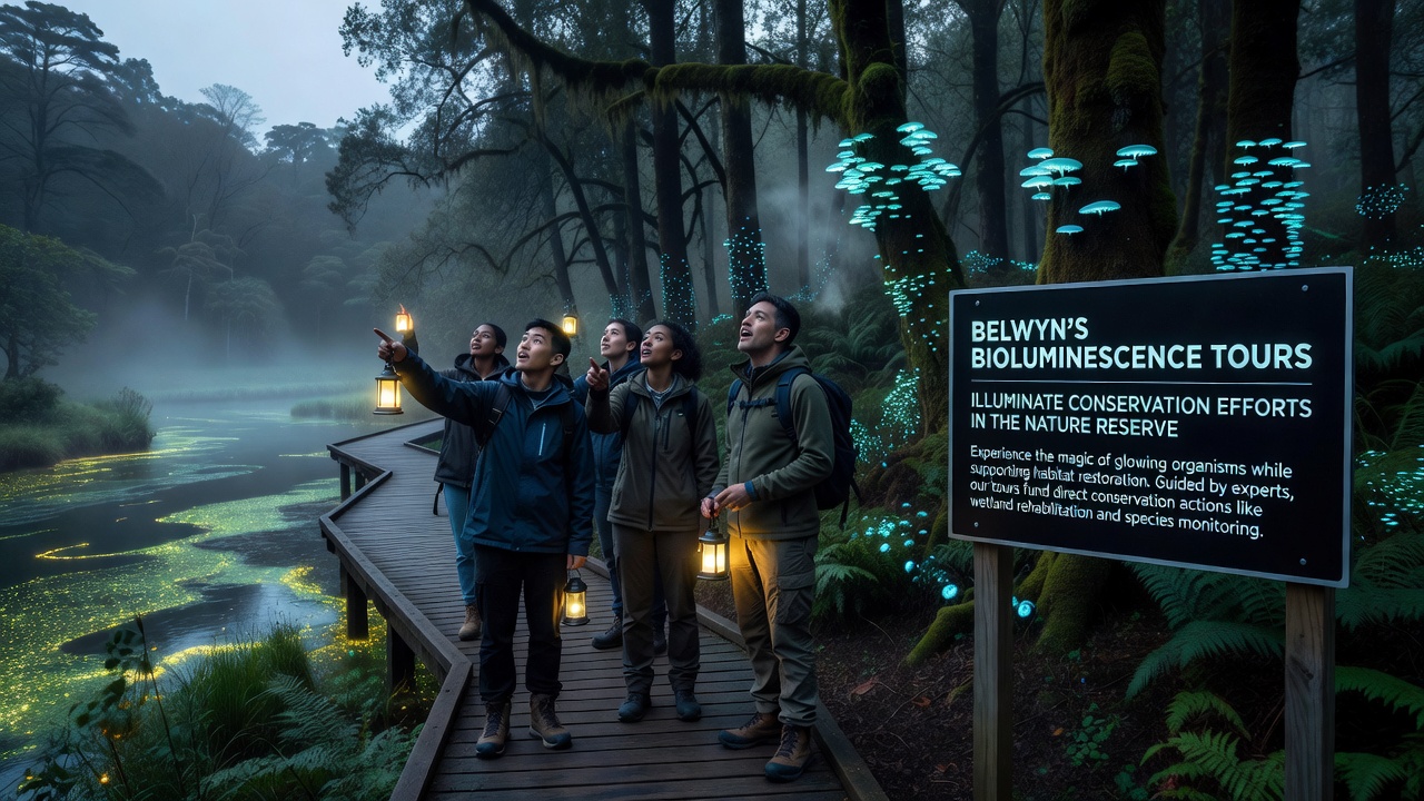 Bioluminescence Tours in Belwyn Reserve Highlight Ongoing Conservation Work